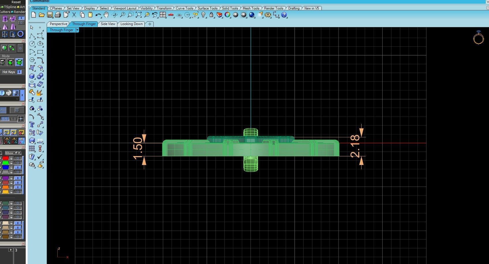 Pendant zodiac Aries 3D print model_3