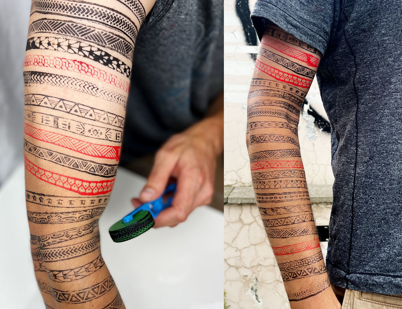 Stamp Wheels for Bodypaint - Maori Tattoos 3D print model_4