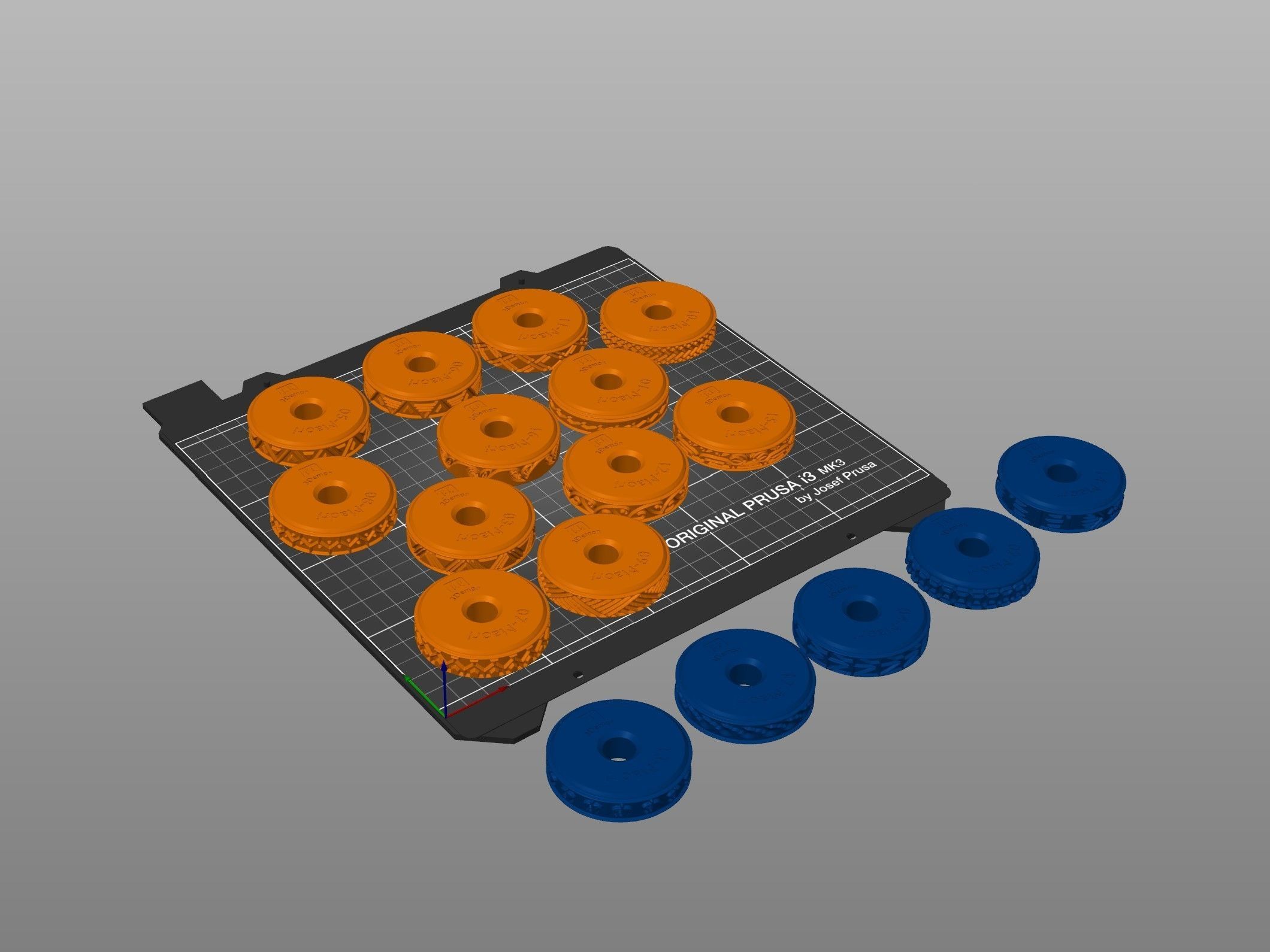 Stamp Wheels for Bodypaint - Maori Tattoos 3D print model_5