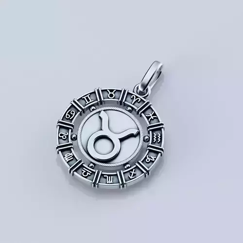 Pendant zodiac Taurus