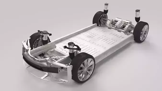 Tesla Model S Chassis 3D model