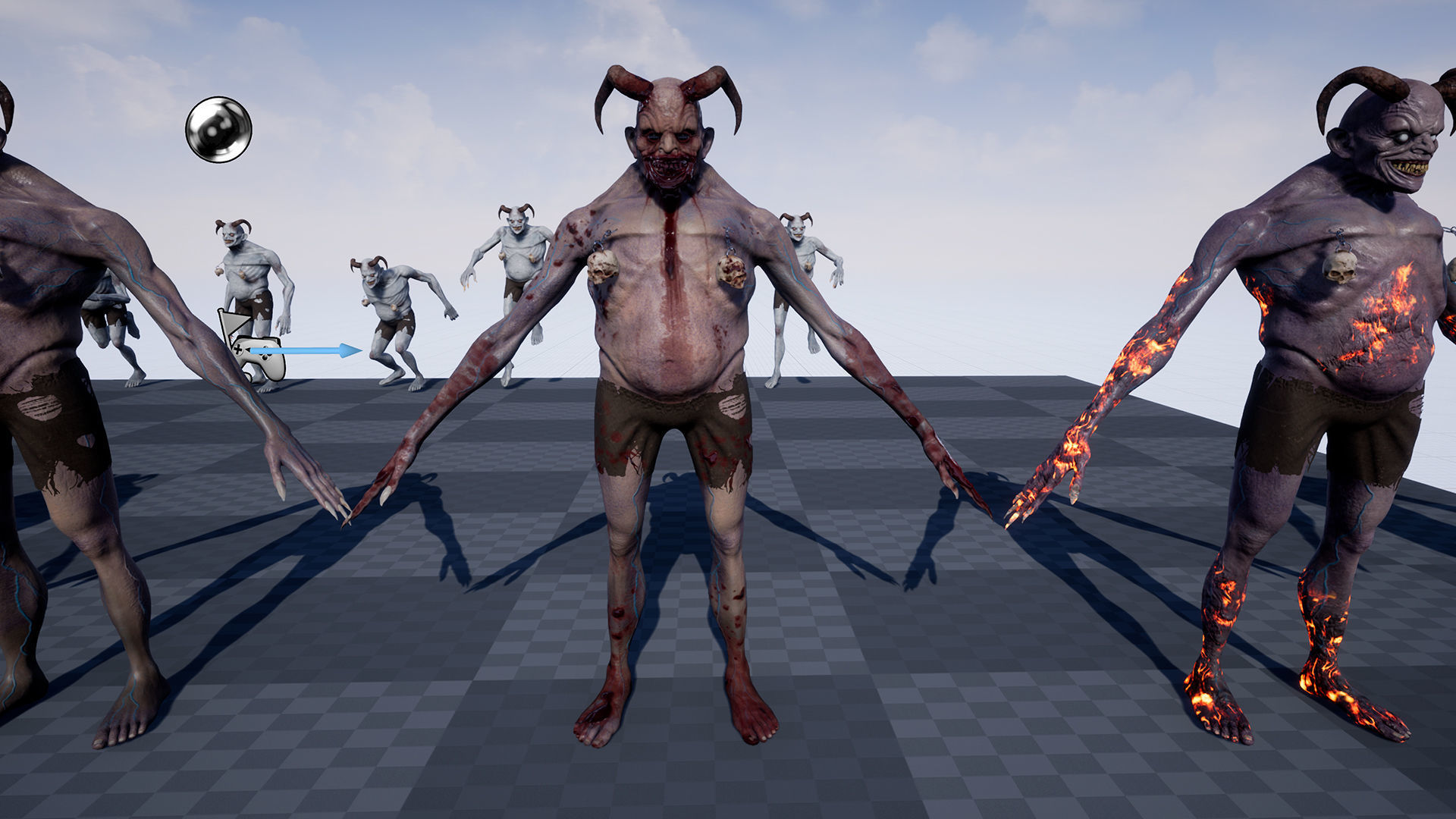 Evil Demon Low-poly 3D model_21