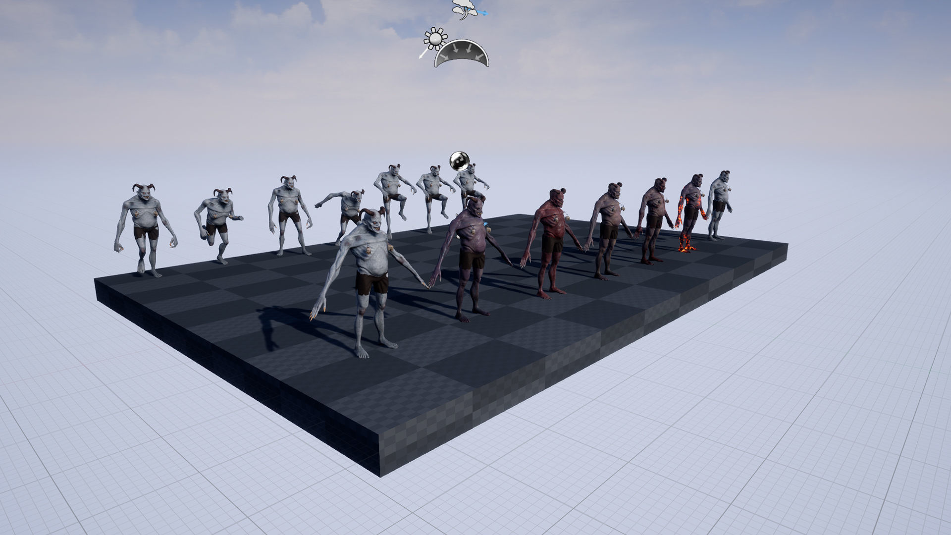 Evil Demon Low-poly 3D model_17