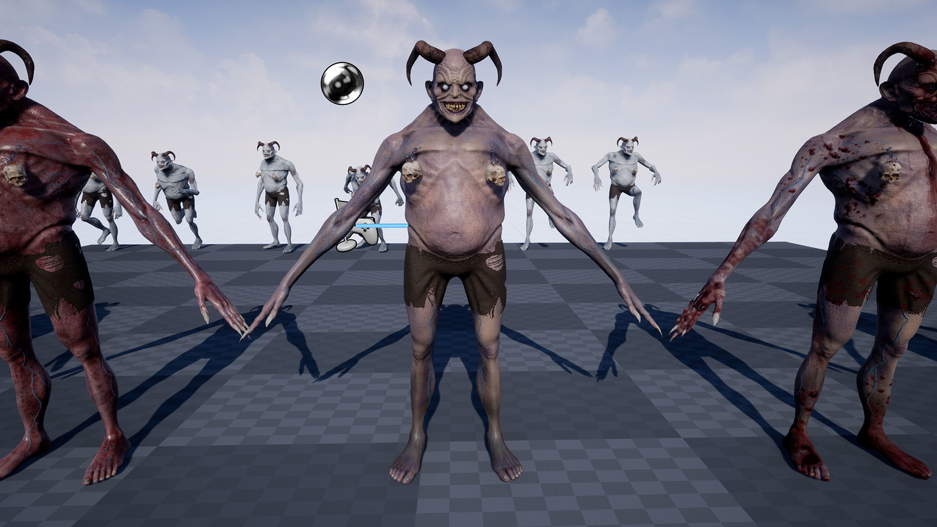 Evil Demon Low-poly 3D model_22