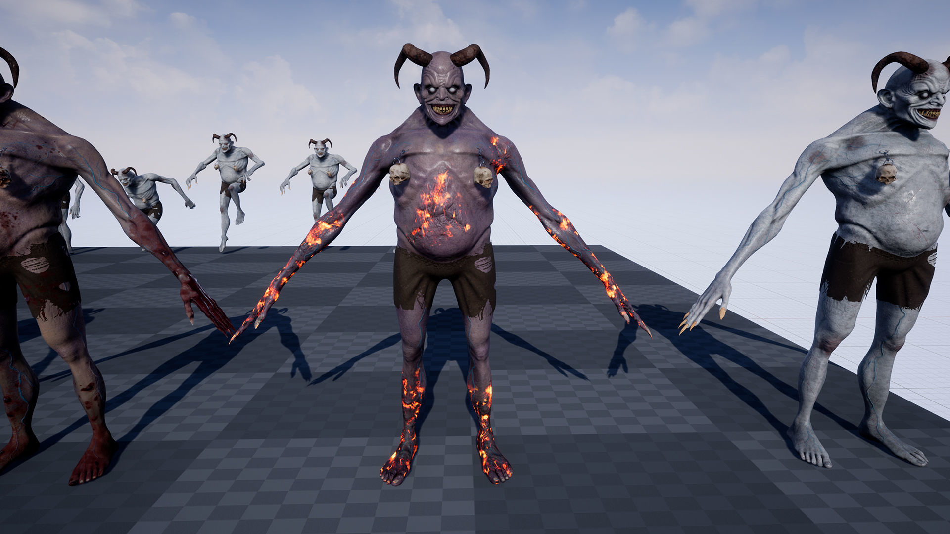 Evil Demon Low-poly 3D model_20