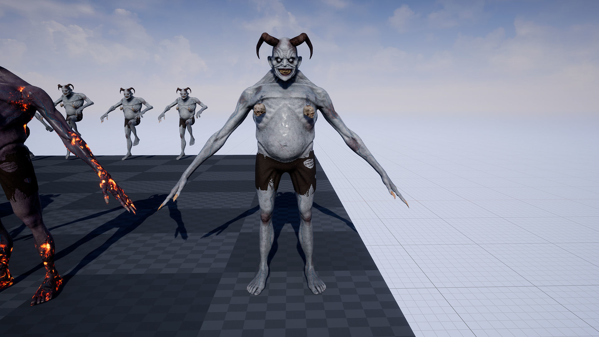 Evil Demon Low-poly 3D model_19