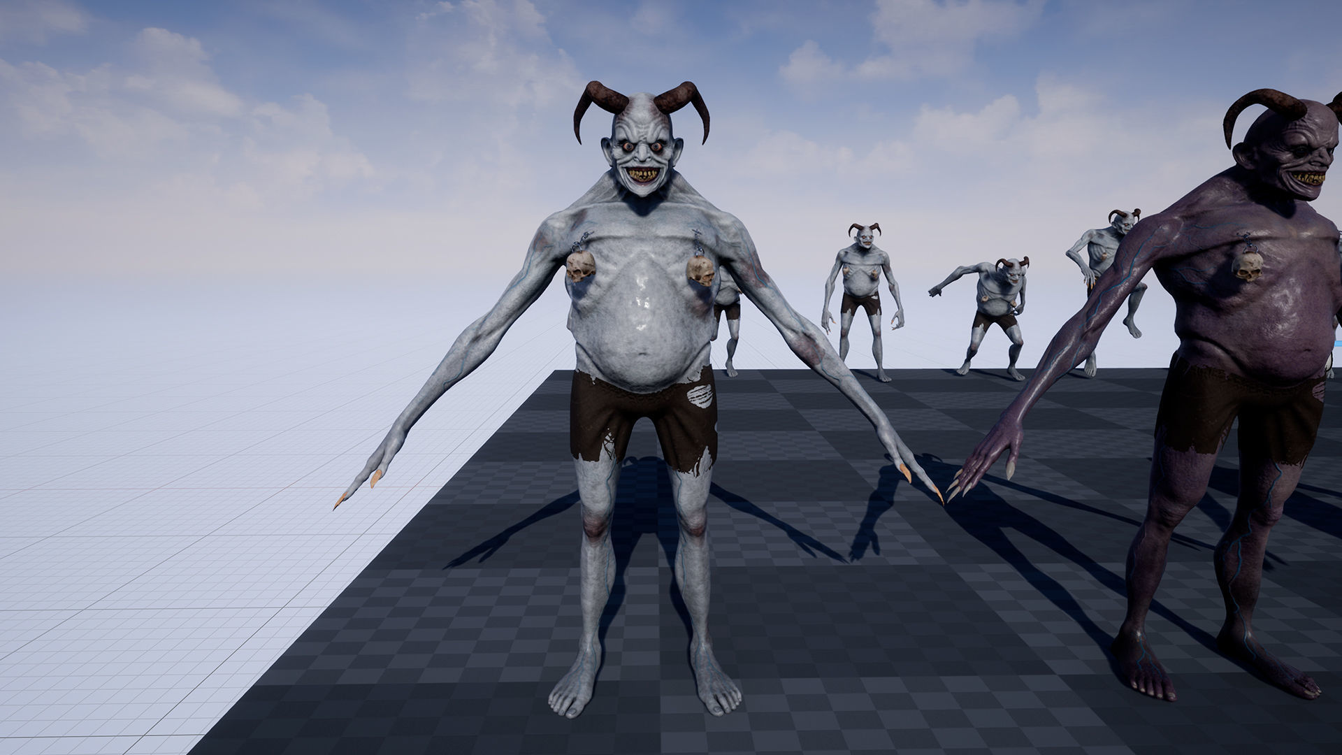 Evil Demon Low-poly 3D model_25