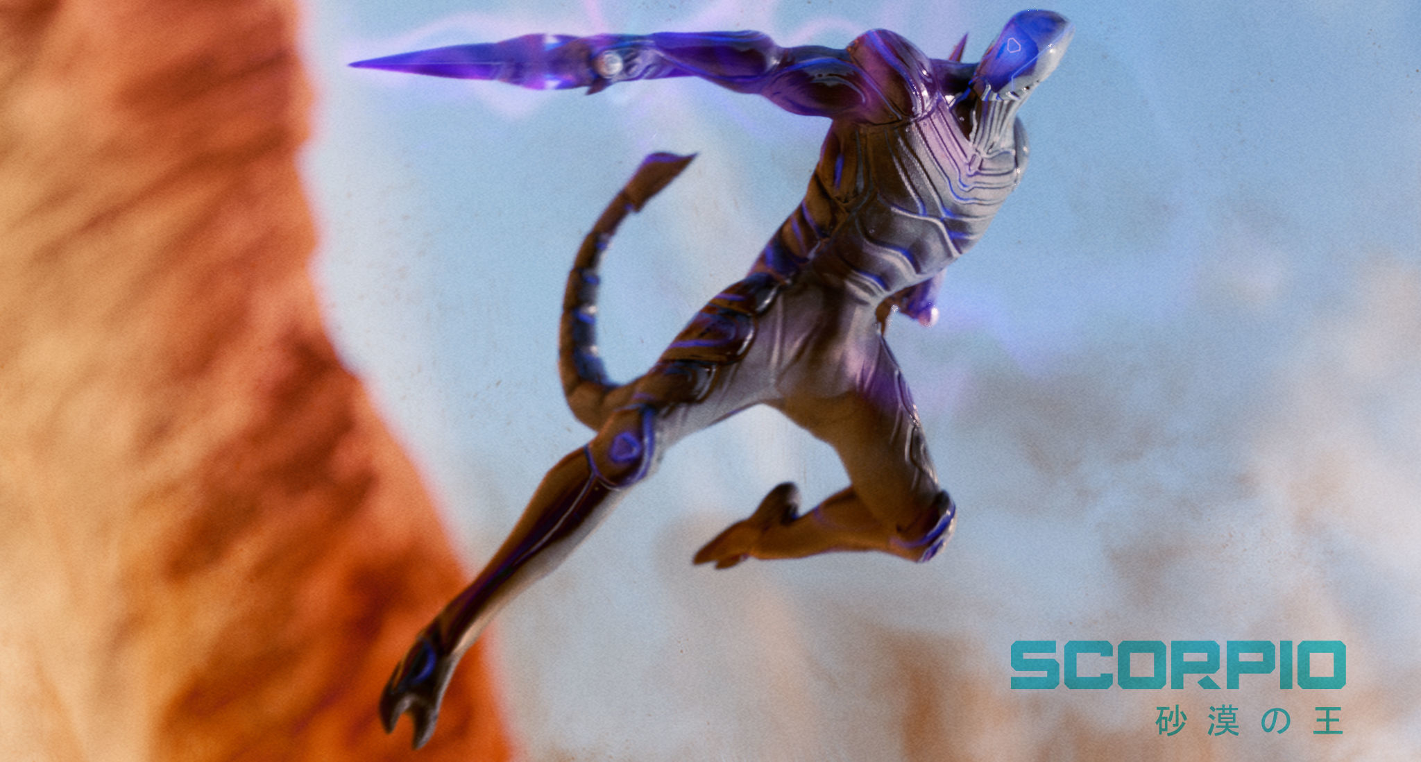 Low Poly - Cyborg Zodiac Theme - Scorpio Low-poly 3D model_2