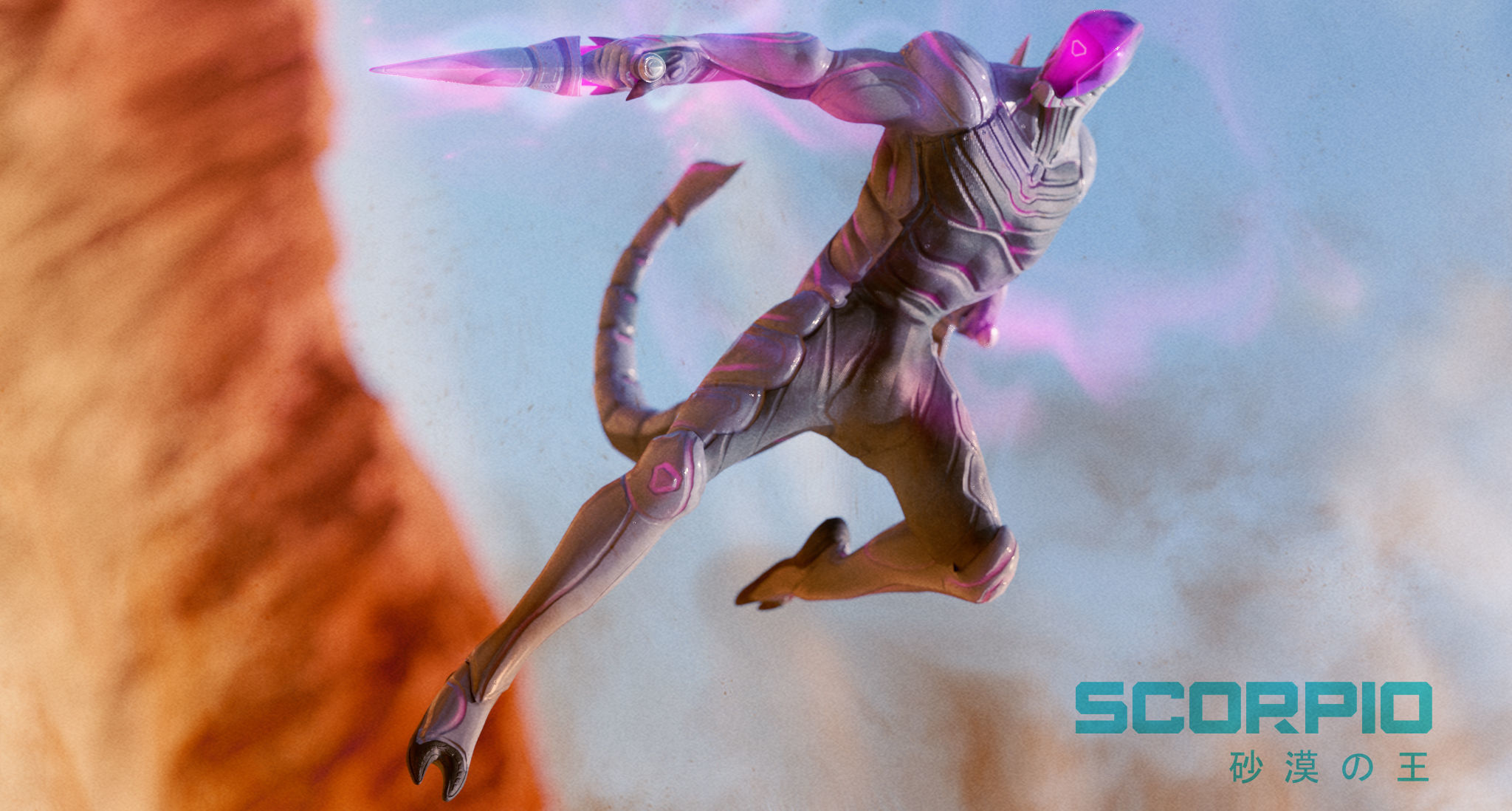 Low Poly - Cyborg Zodiac Theme - Scorpio Low-poly 3D model_4