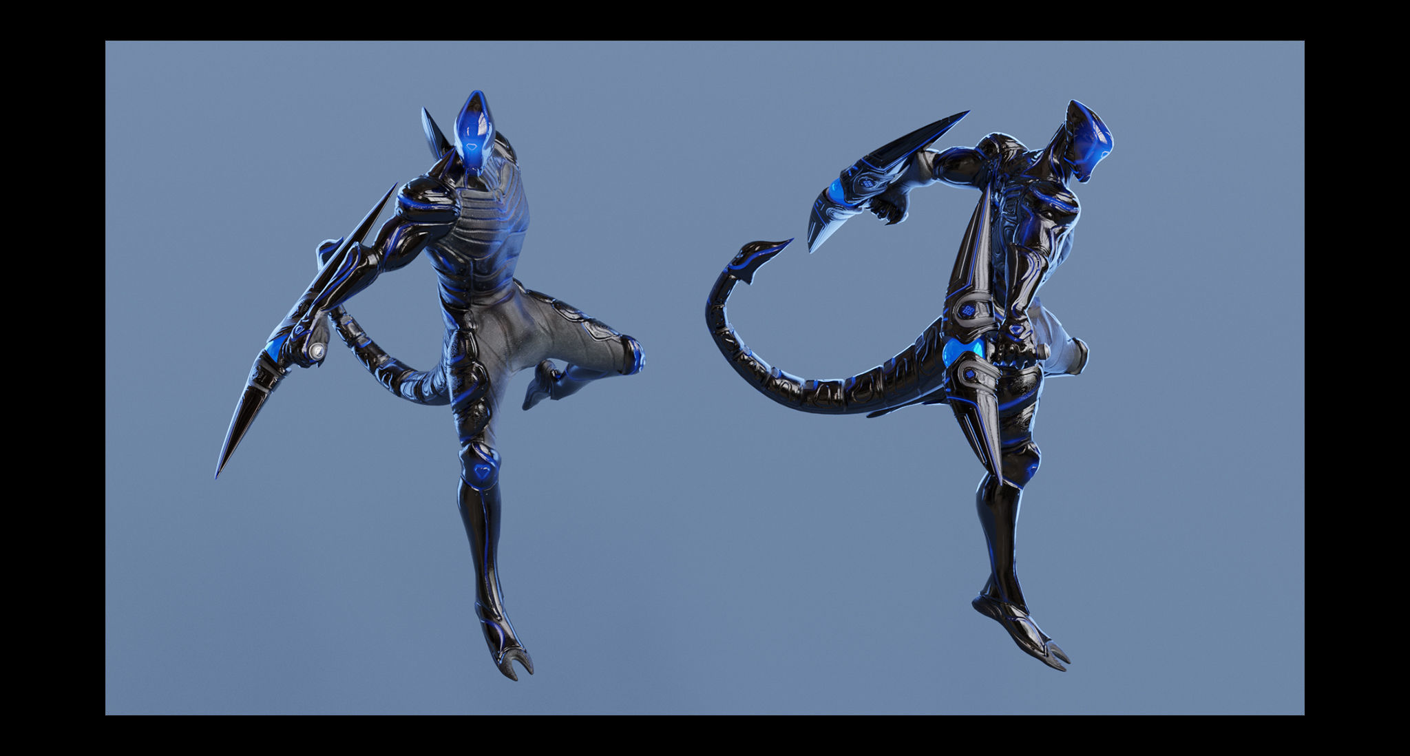 Low Poly - Cyborg Zodiac Theme - Scorpio Low-poly 3D model_10