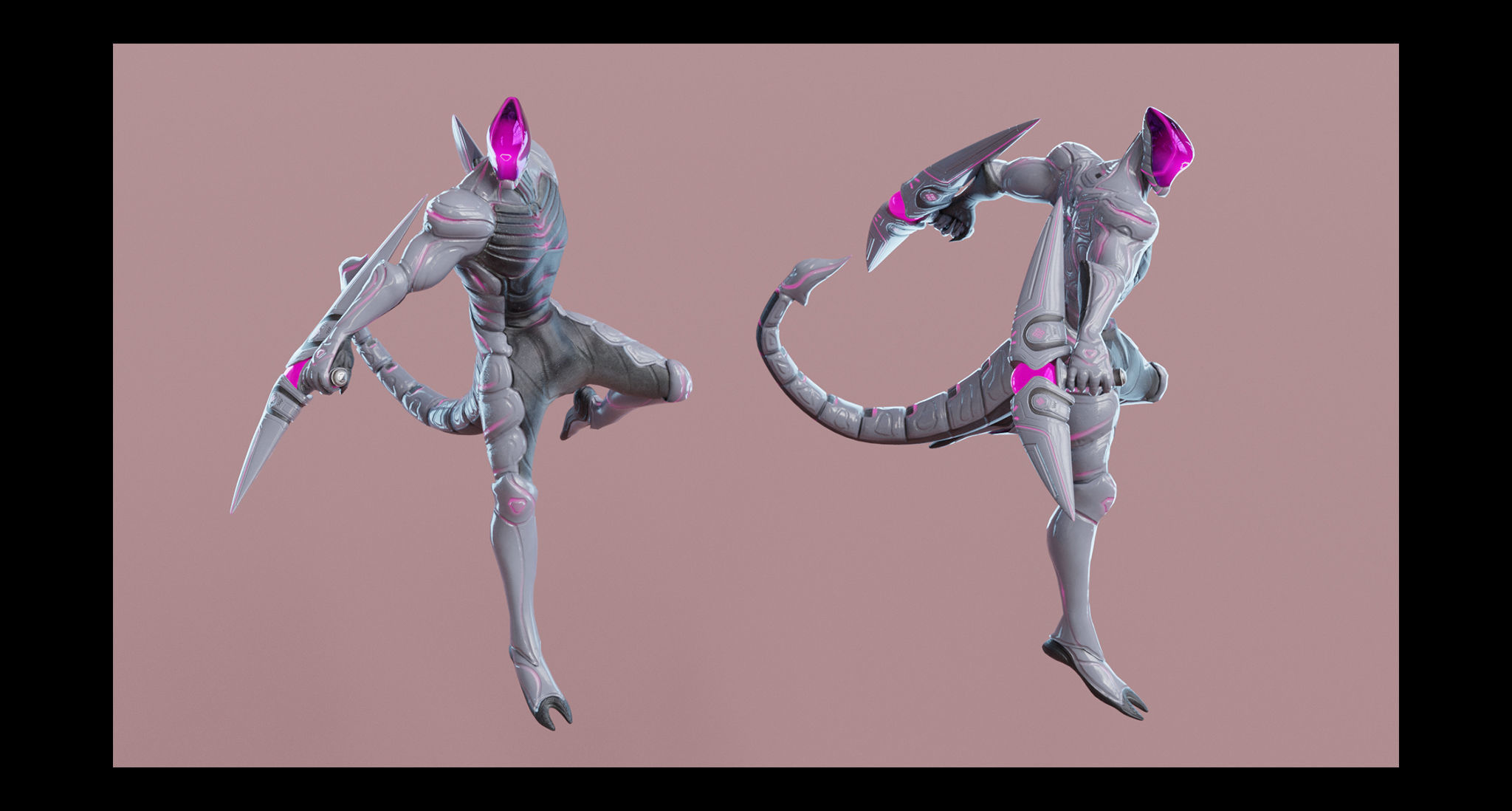 Low Poly - Cyborg Zodiac Theme - Scorpio Low-poly 3D model_12