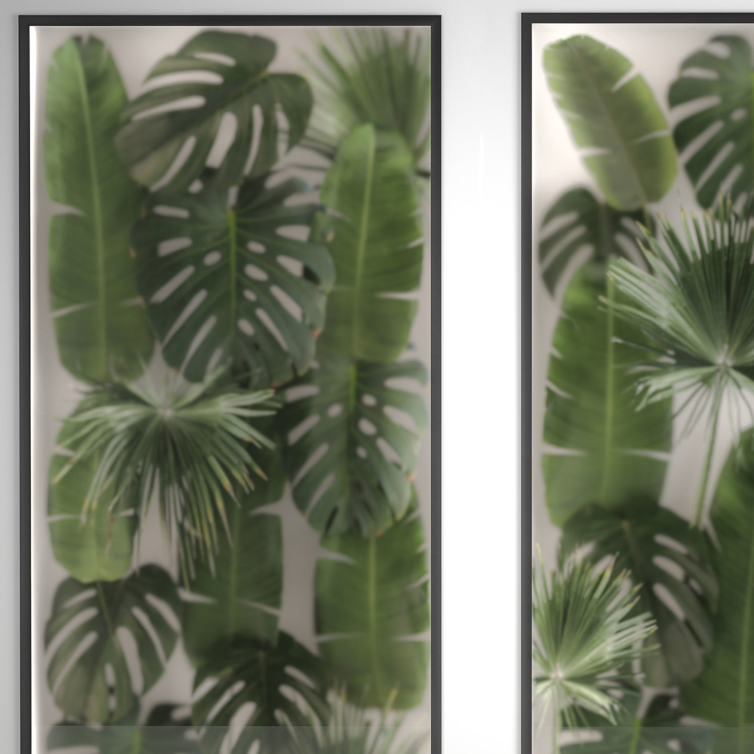 Green Leaves Of Plants In A Phyto Boxes 286 3D model_1