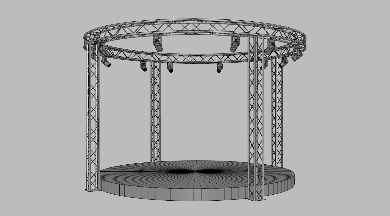 Concert Stage 11 3D model_5