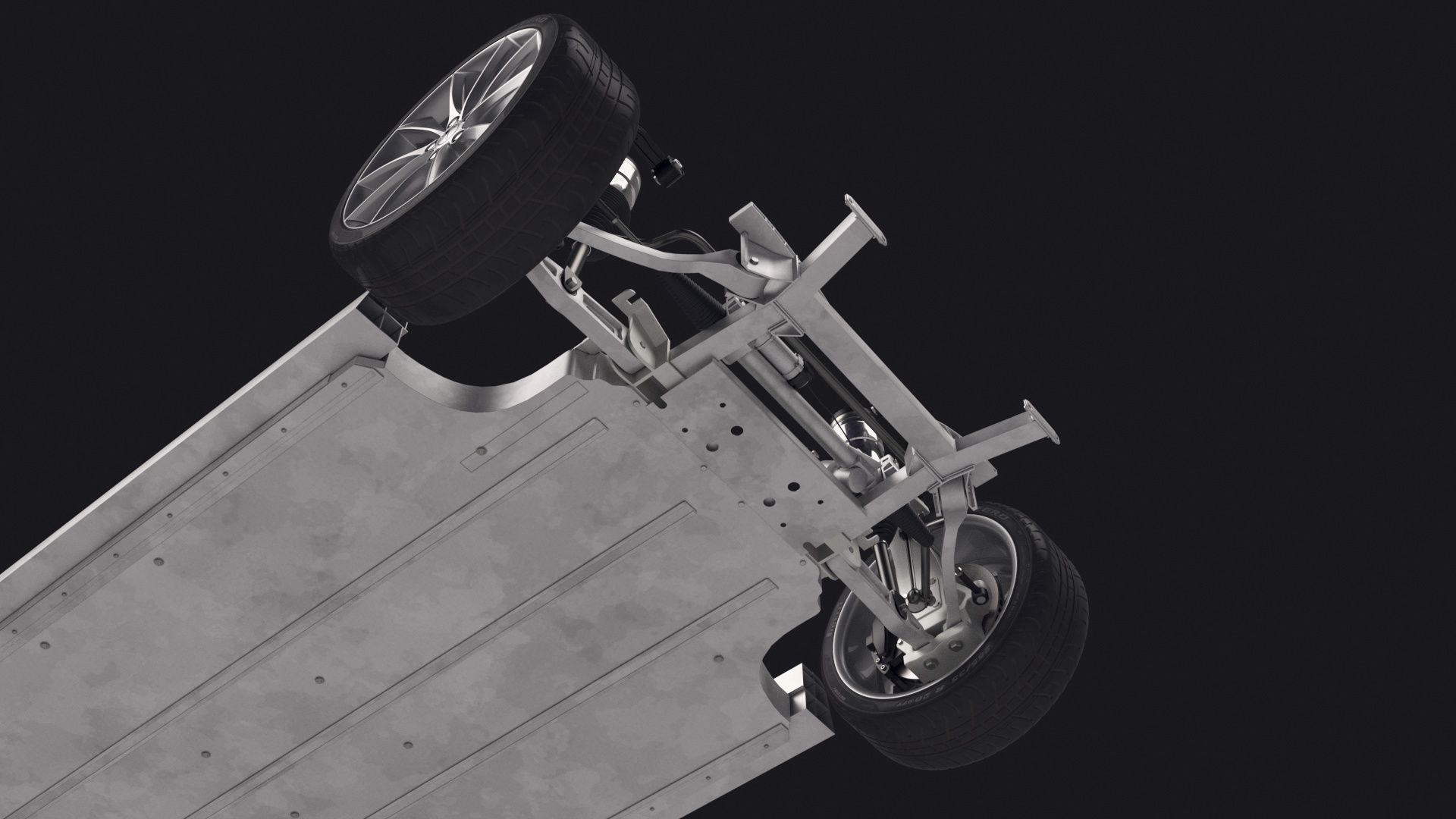 Tesla Model S Chassis 2 3D model_38