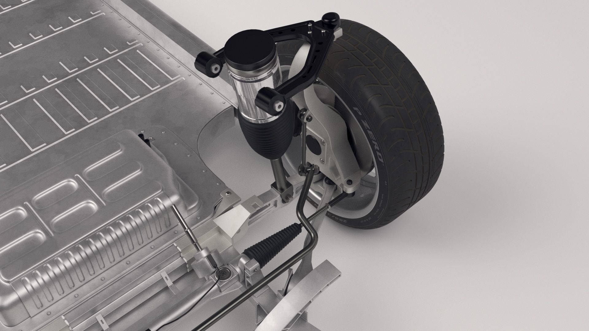 Tesla Model S Chassis 2 3D model_27