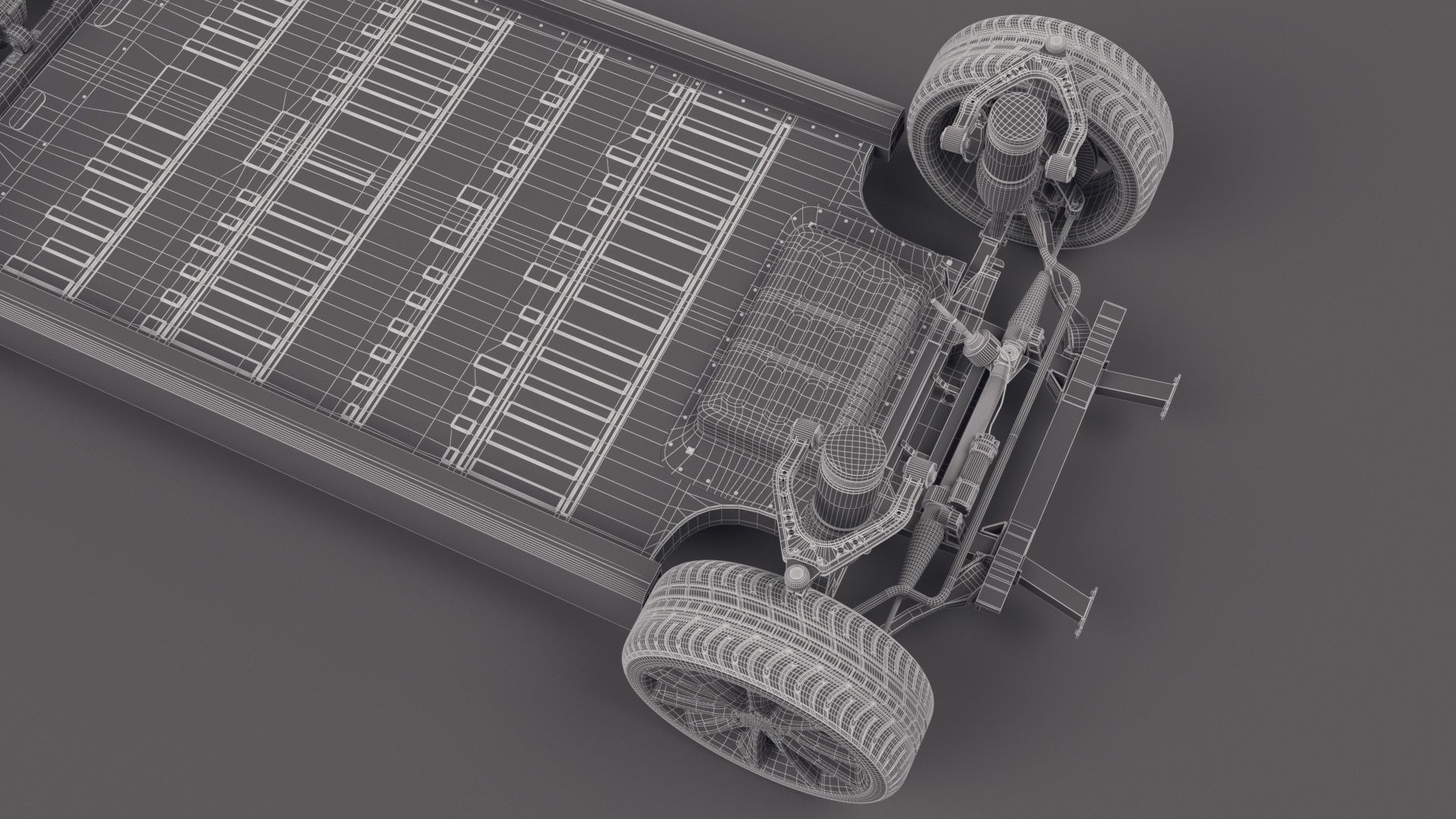 Tesla Model S Chassis 2 3D model_43