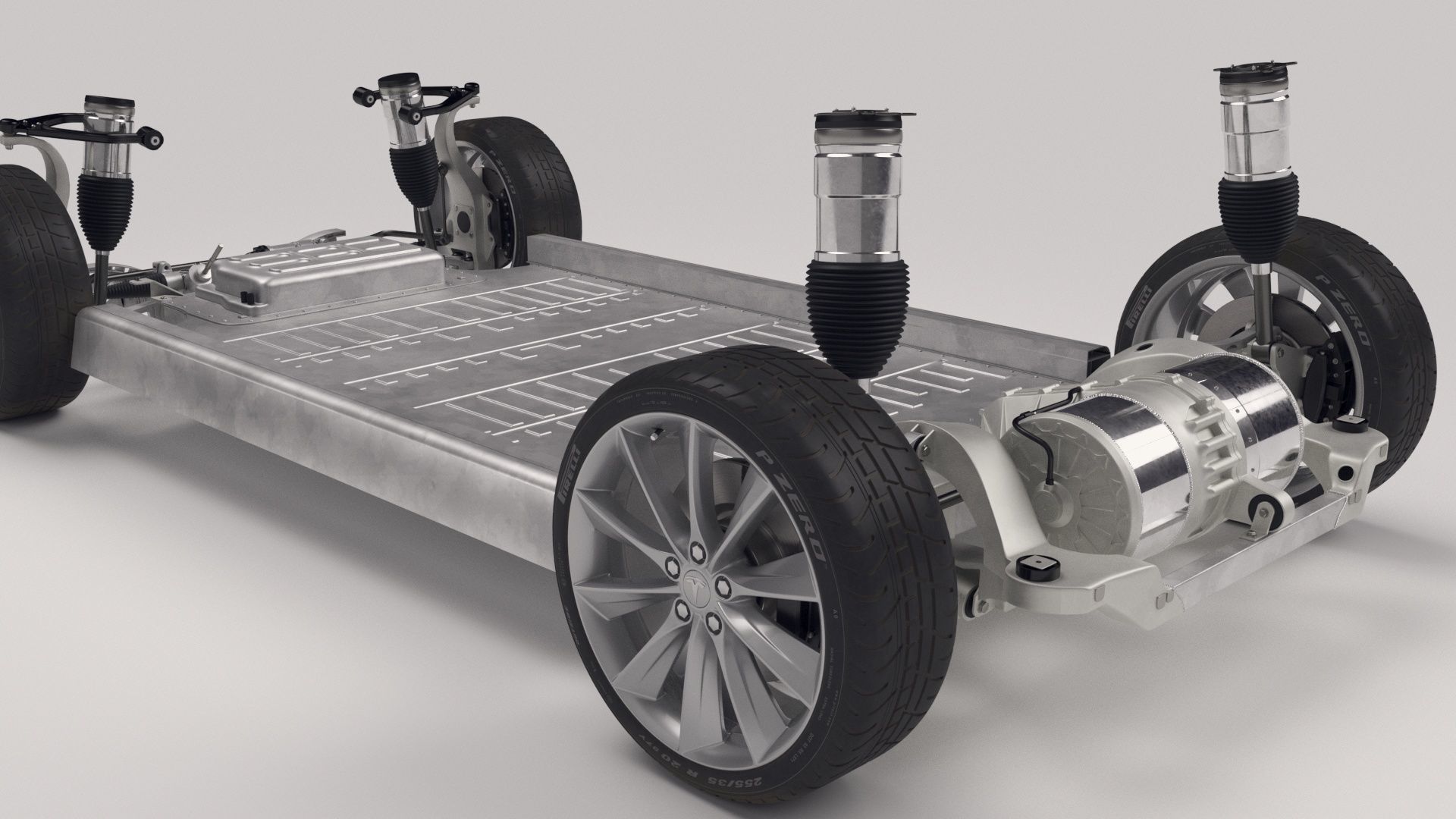 Tesla Model S Chassis 2 3D model_22