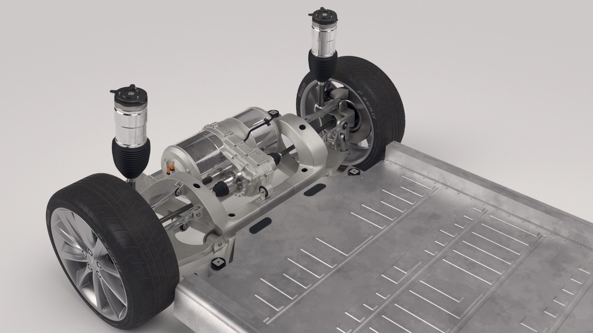 Tesla Model S Chassis 2 3D model_10