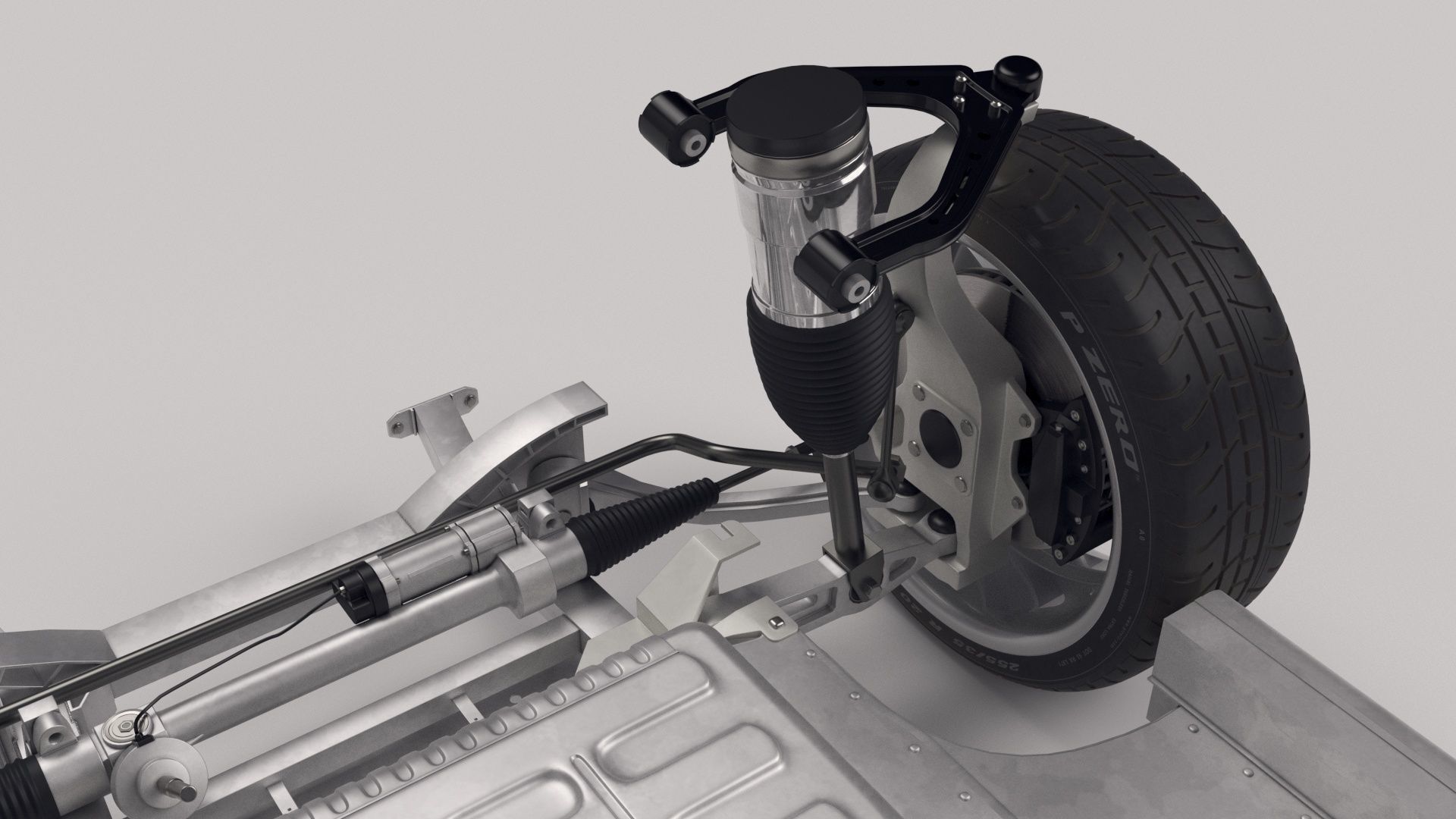 Tesla Model S Chassis 2 3D model_33