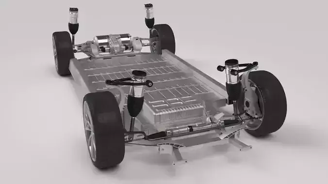 Tesla Model S Chassis 2 3D model