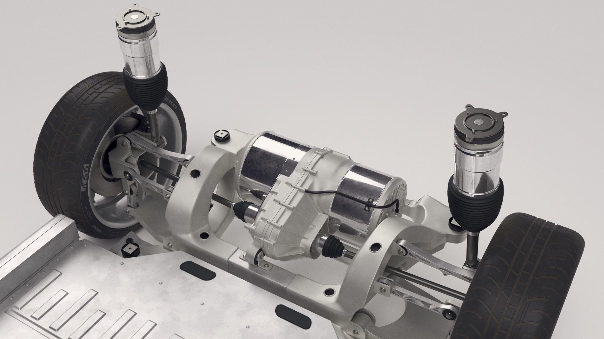 Tesla Model S Chassis 2 3D model_16