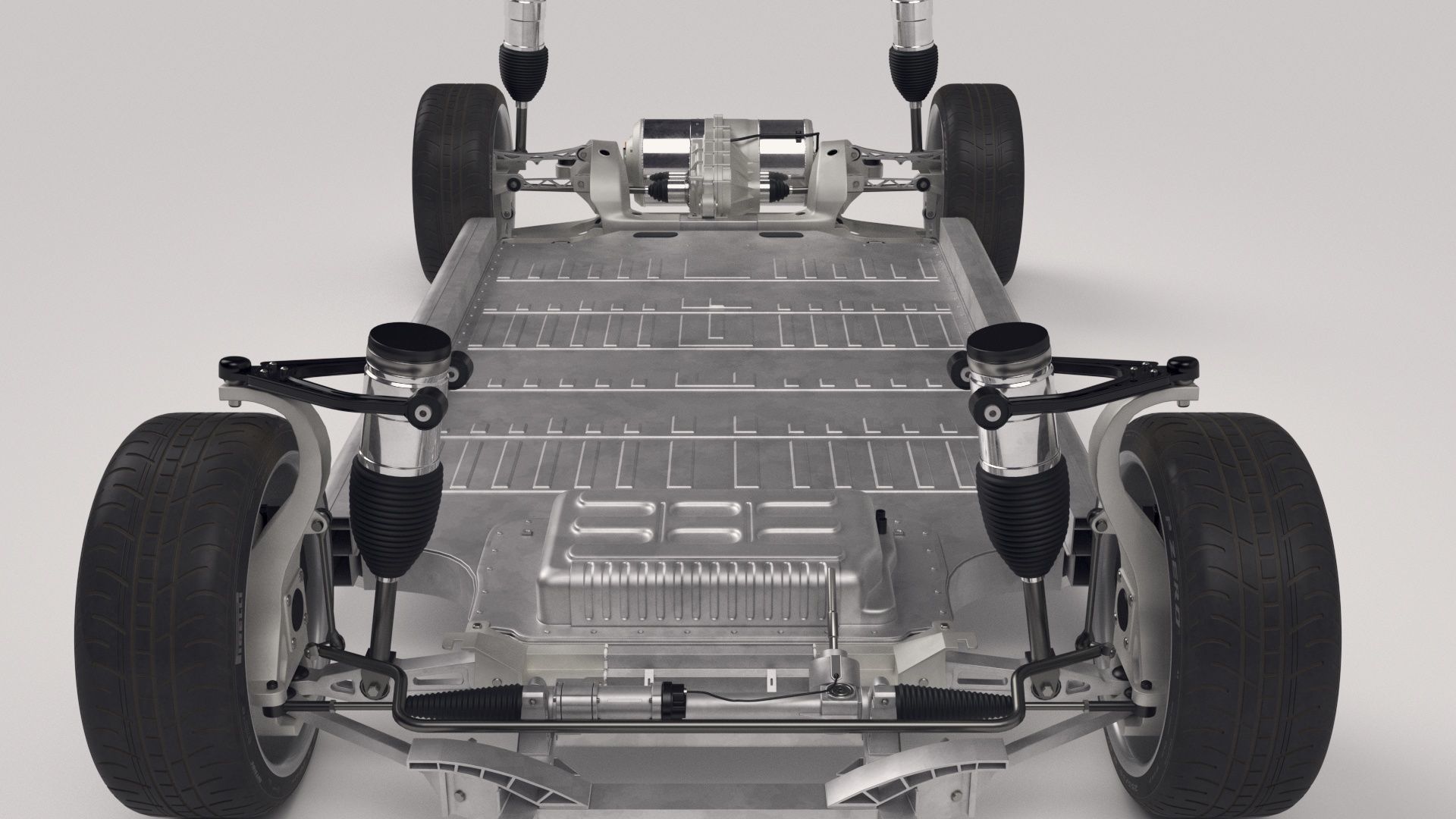 Tesla Model S Chassis 2 3D model_14