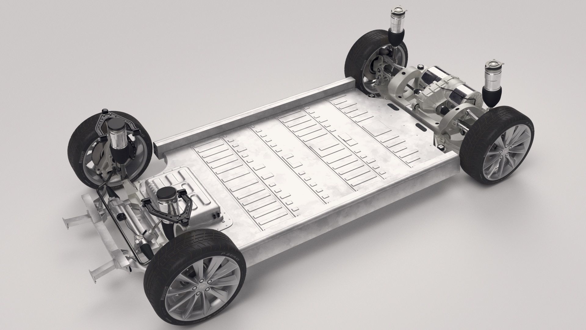 Tesla Model S Chassis 2 3D model_2
