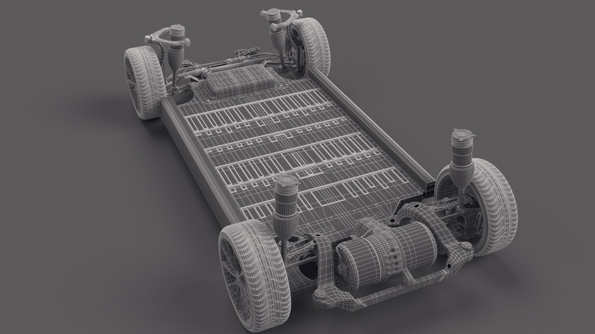 Tesla Model S Chassis 2 3D model_41