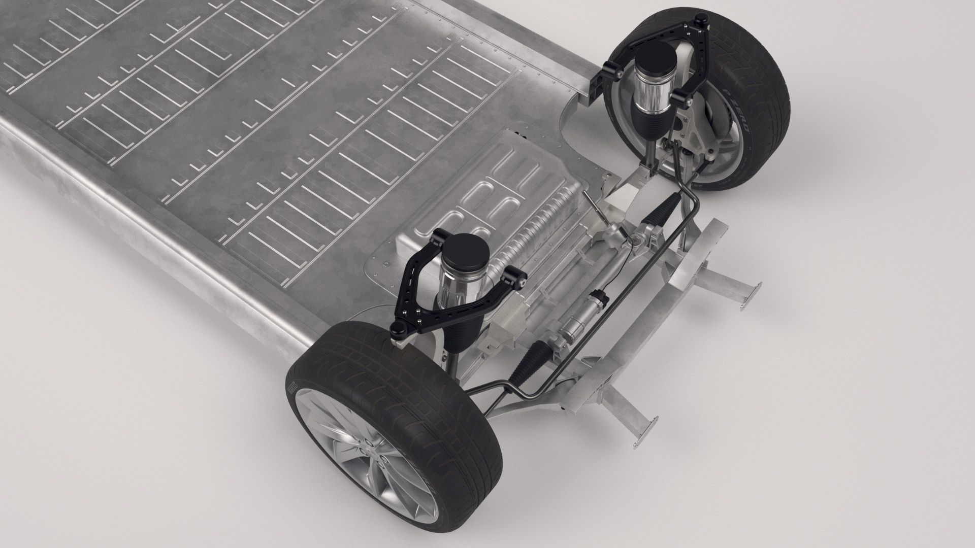 Tesla Model S Chassis 2 3D model_9