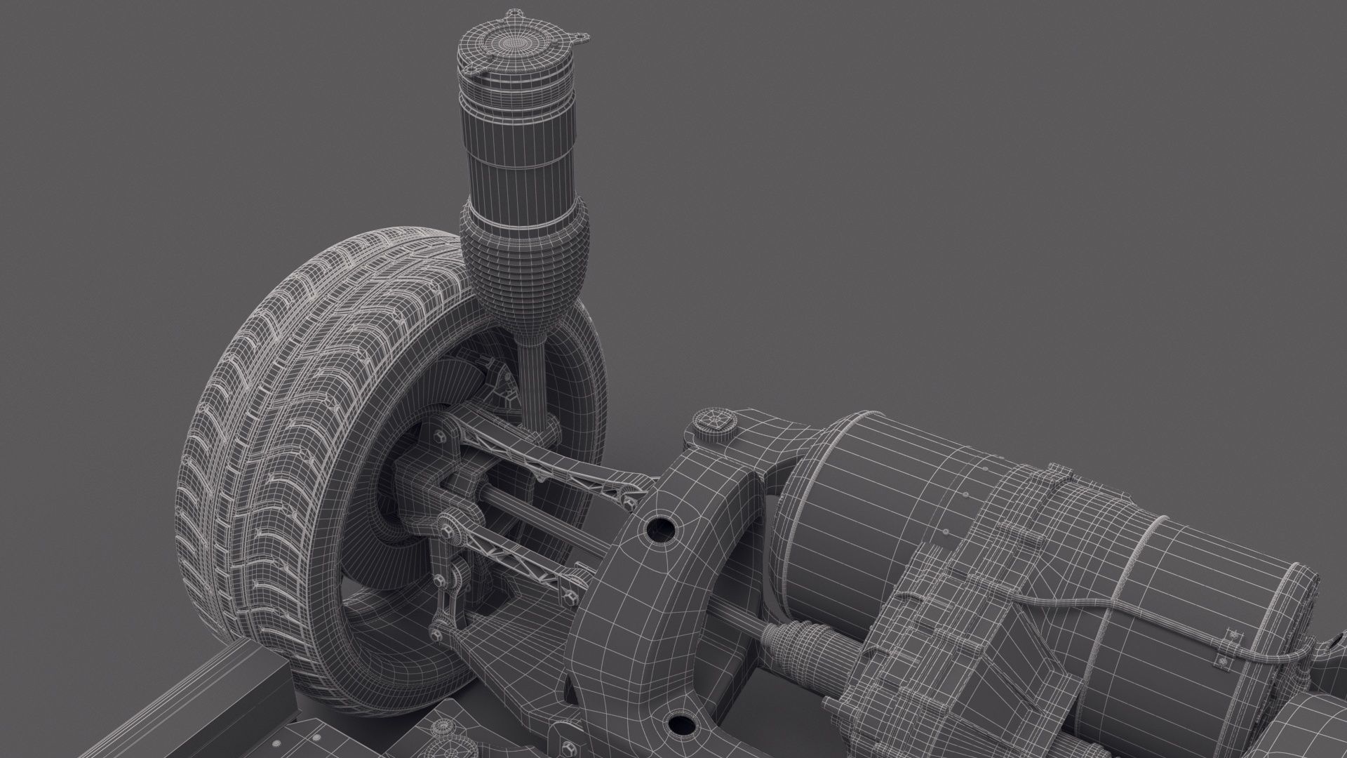Tesla Model S Chassis 2 3D model_45