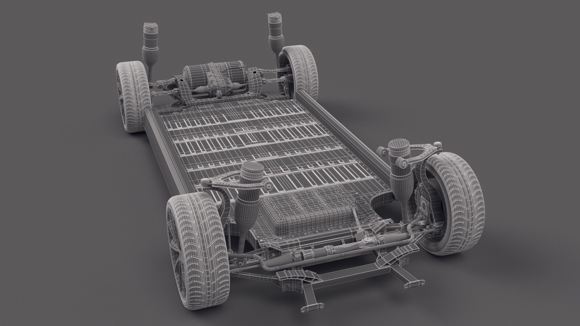 Tesla Model S Chassis 2 3D model_40