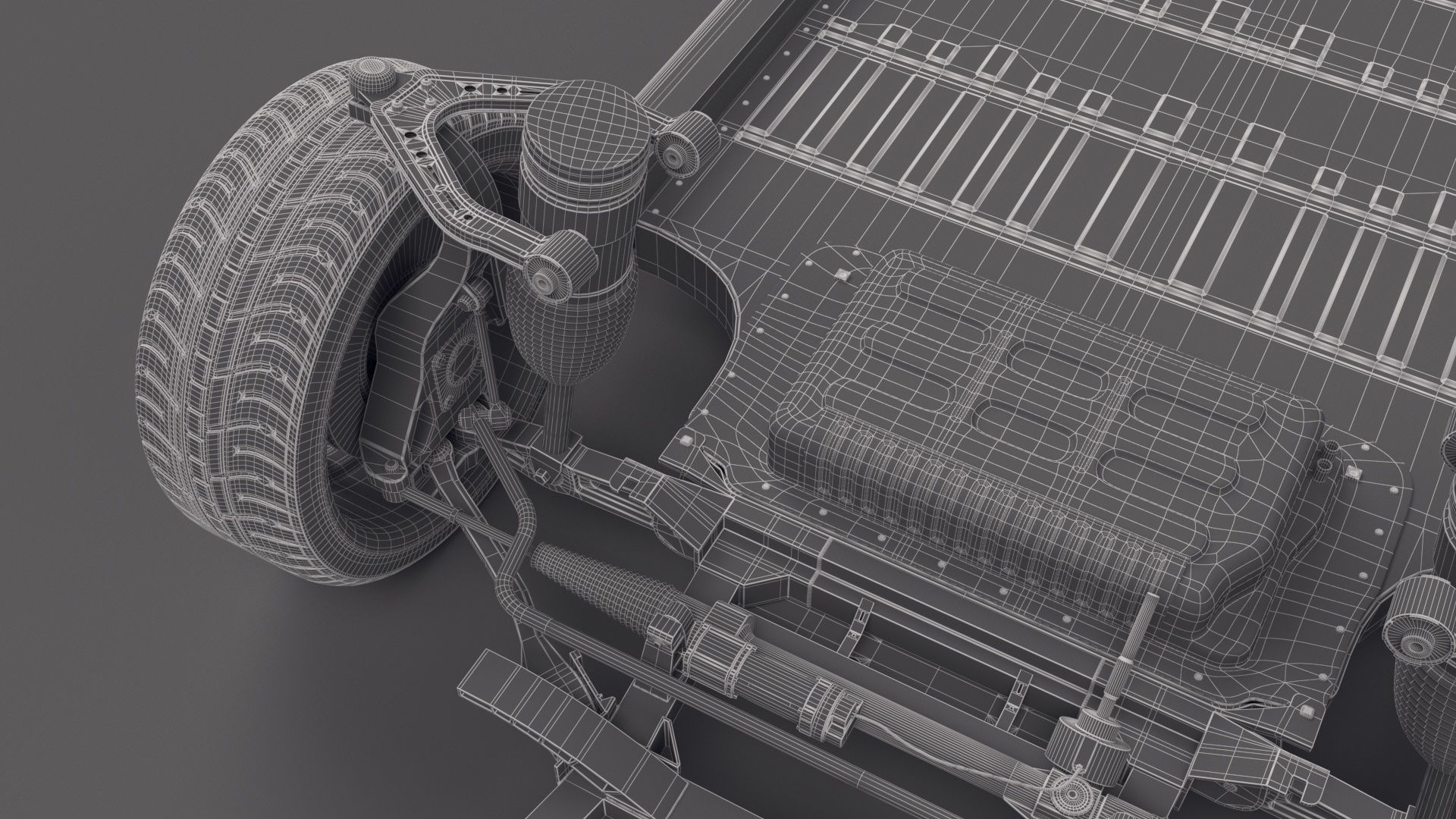 Tesla Model S Chassis 2 3D model_47