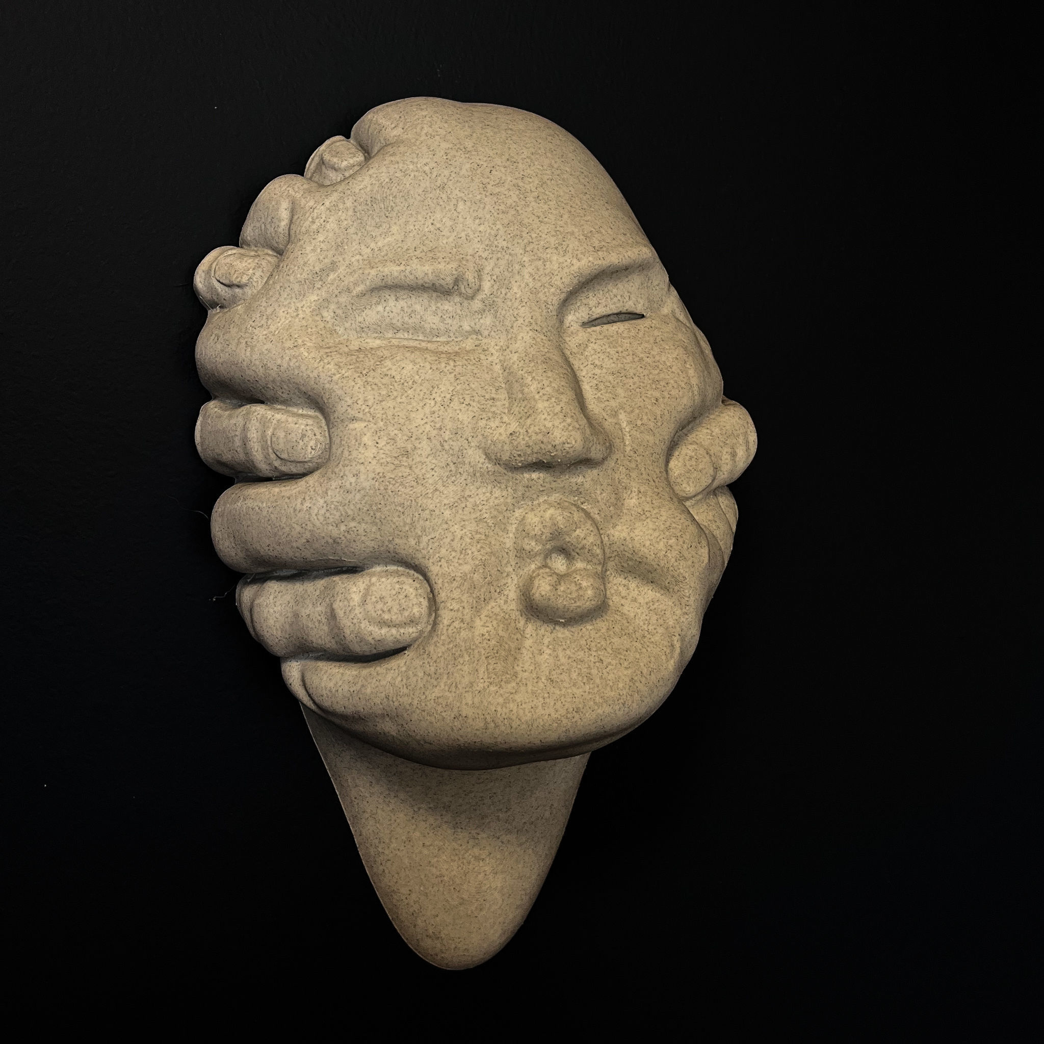 Abstract Art Face WallArt Lucid Dream The Backup 3D print model_8