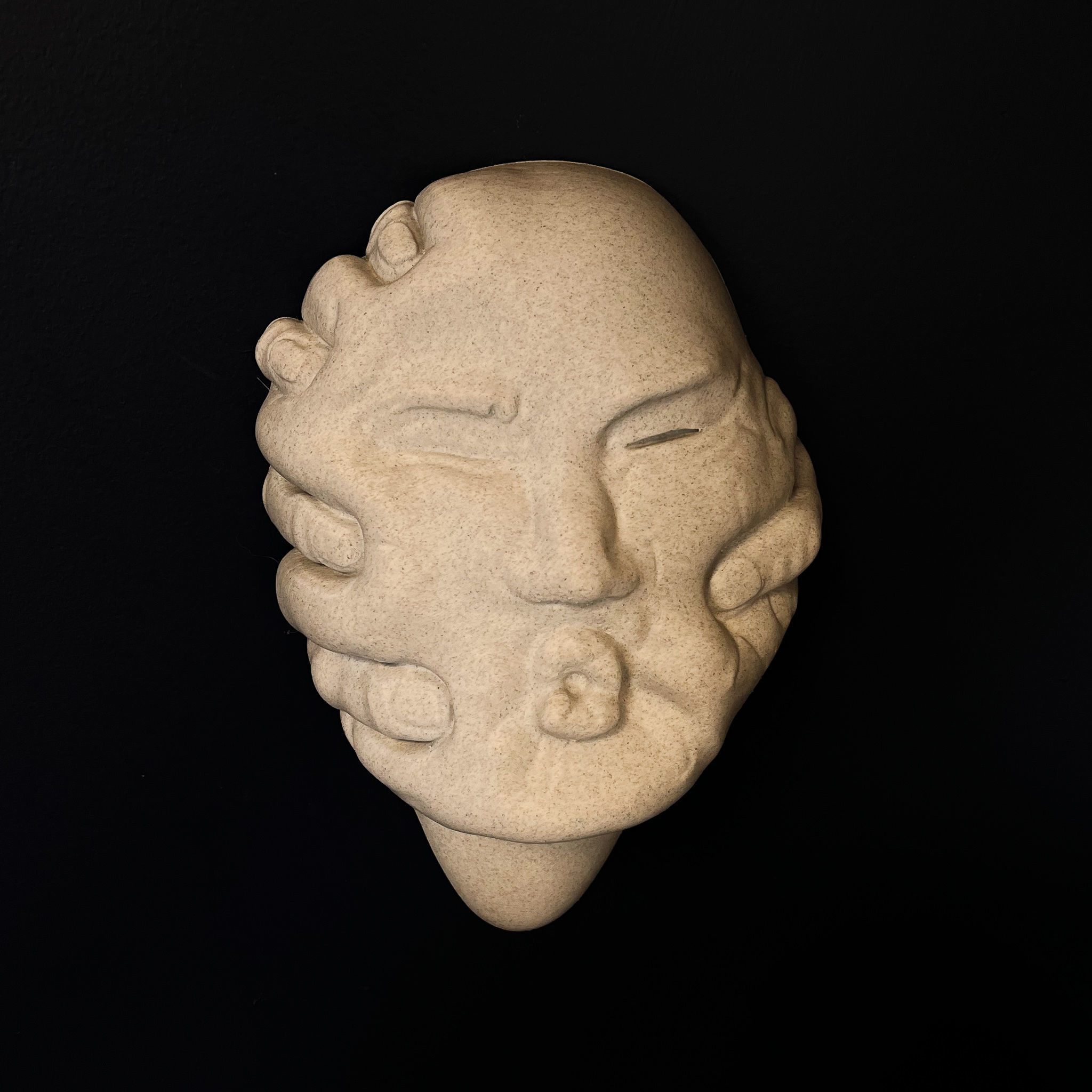 Abstract Art Face WallArt Lucid Dream The Backup 3D print model_14