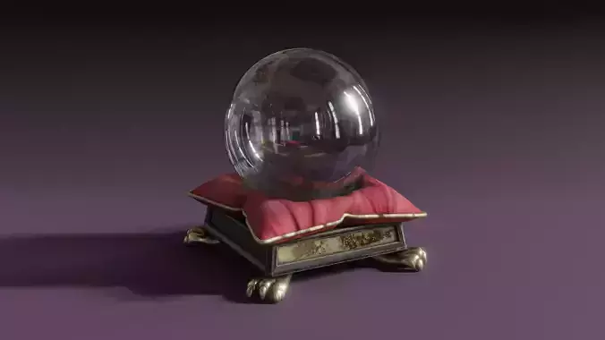 Crystal Ball Low-poly 3D model
