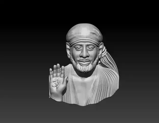 Sai Baba 3D print model 3D print model