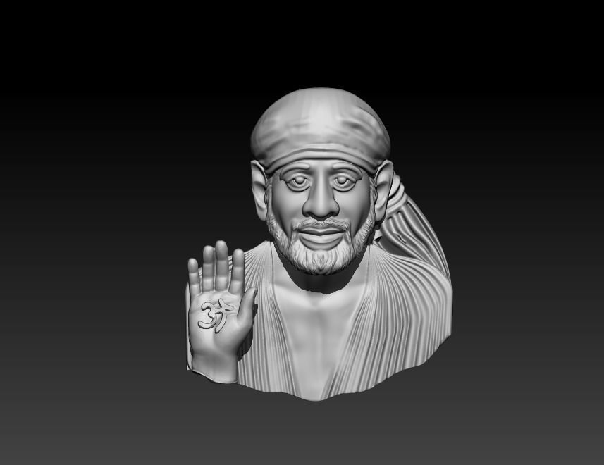 Sai Baba 3D Print Model 3D Model 3D Printable CGTrader
