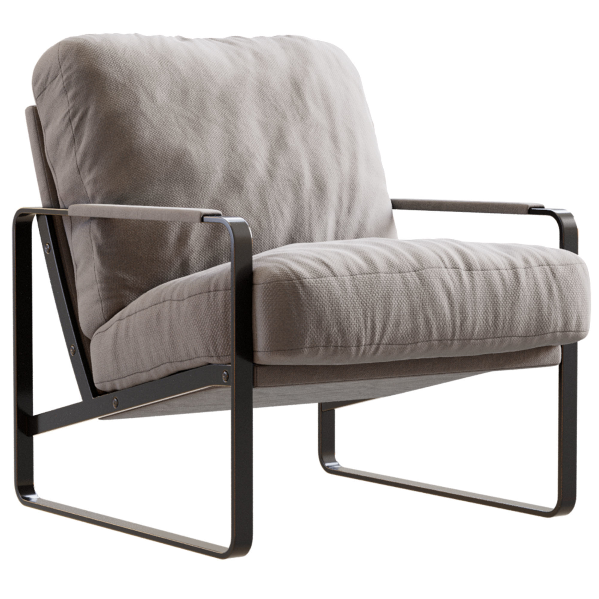 Fabricius Walter Knoll Armchair 3D model_1