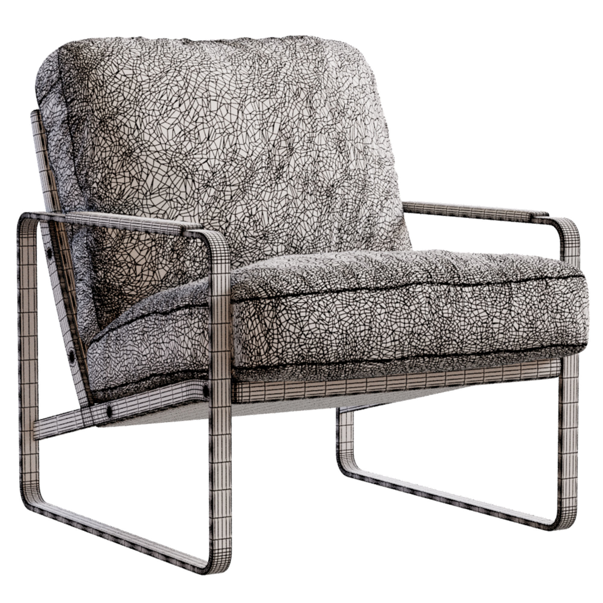 Fabricius Walter Knoll Armchair 3D model_6