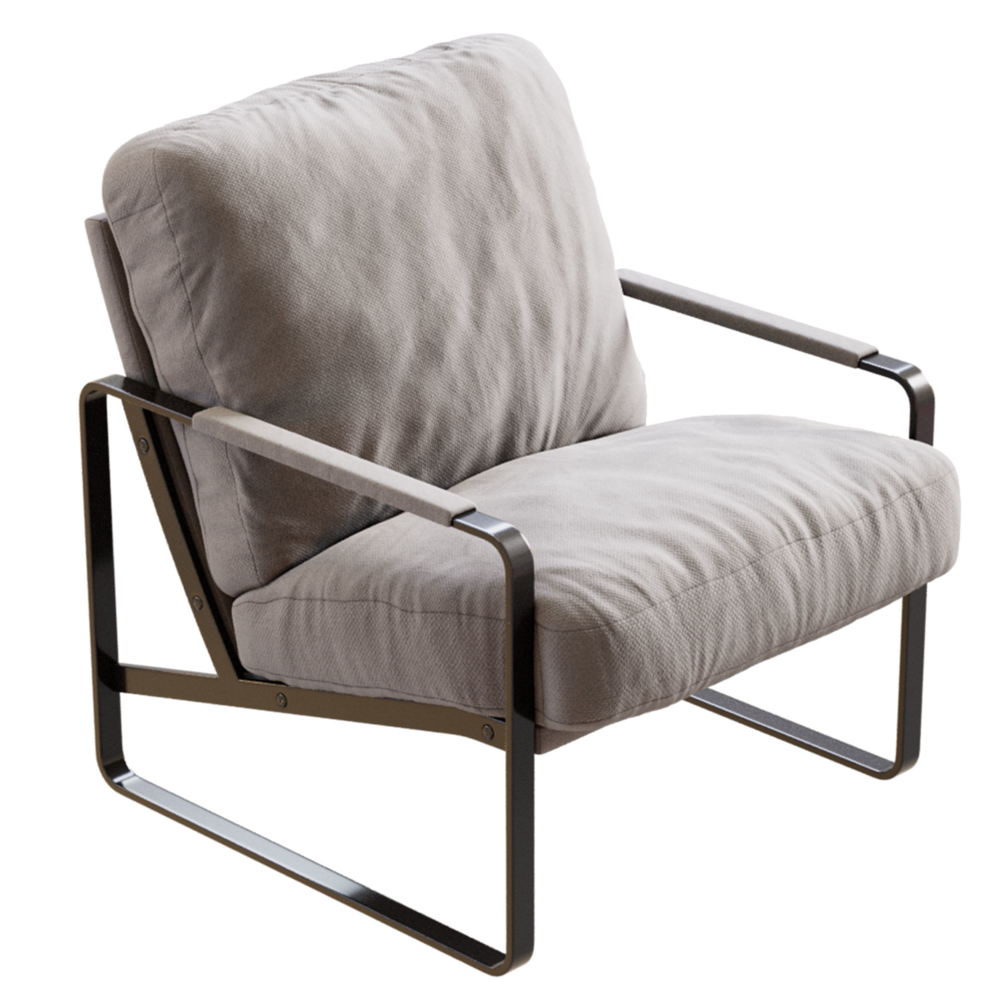 Fabricius Walter Knoll Armchair 3D model_8
