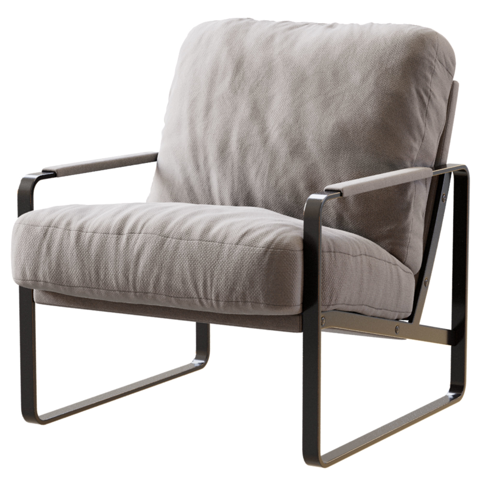 Fabricius Walter Knoll Armchair 3D model_2
