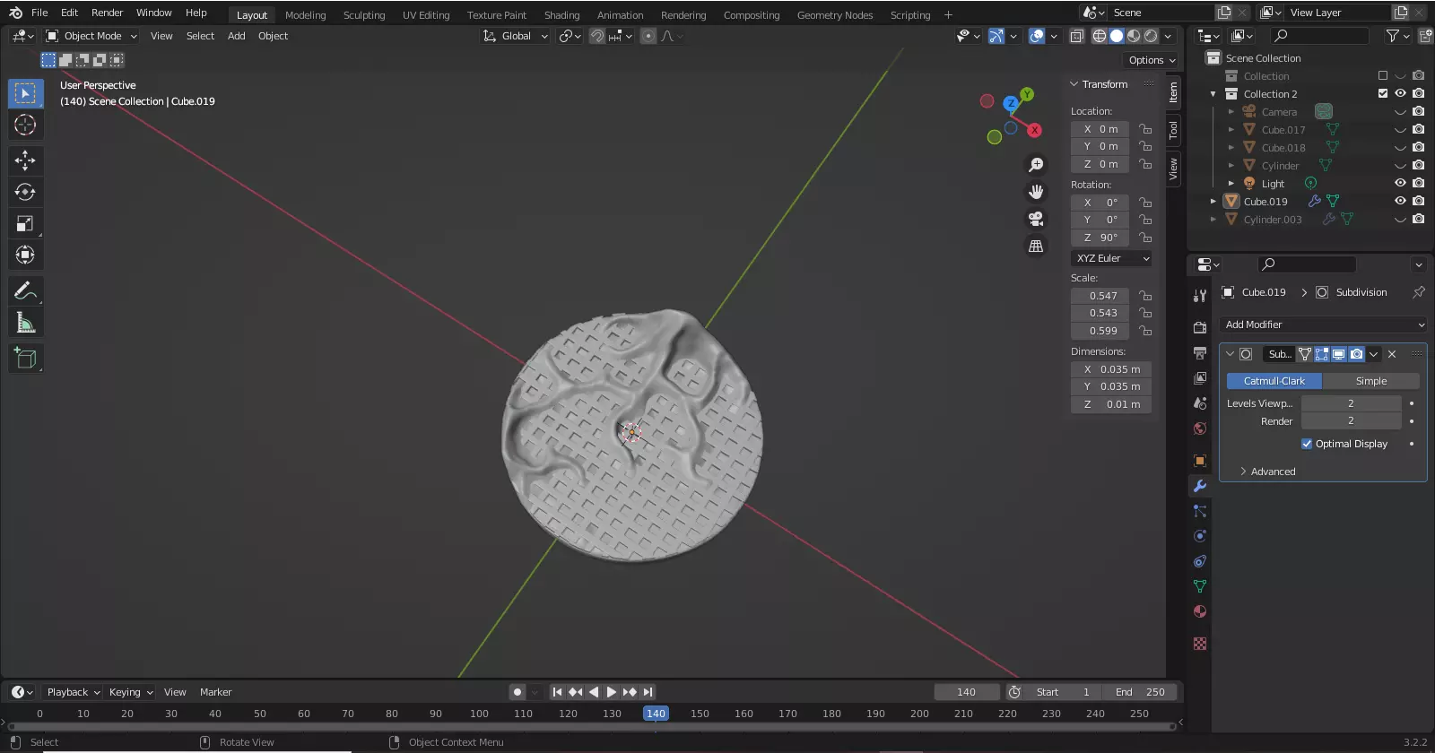 Figurine base 3D print model_0