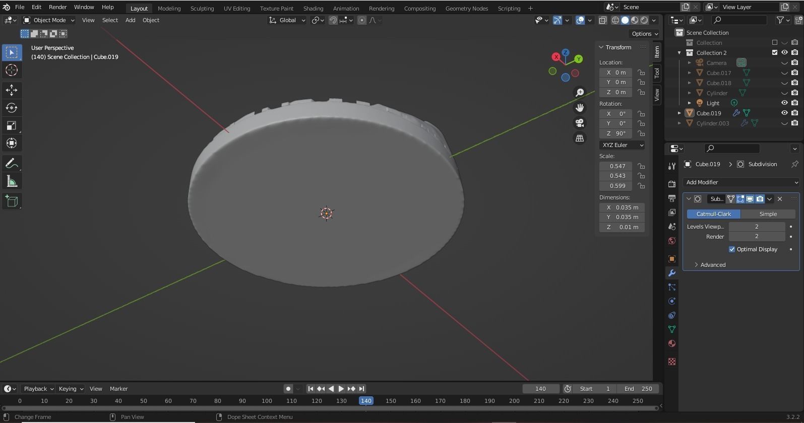 Figurine base 3D print model_5
