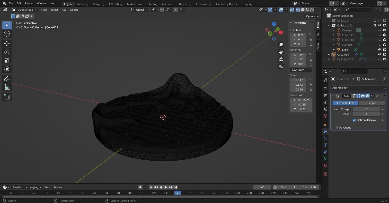 Figurine base 3D print model_1