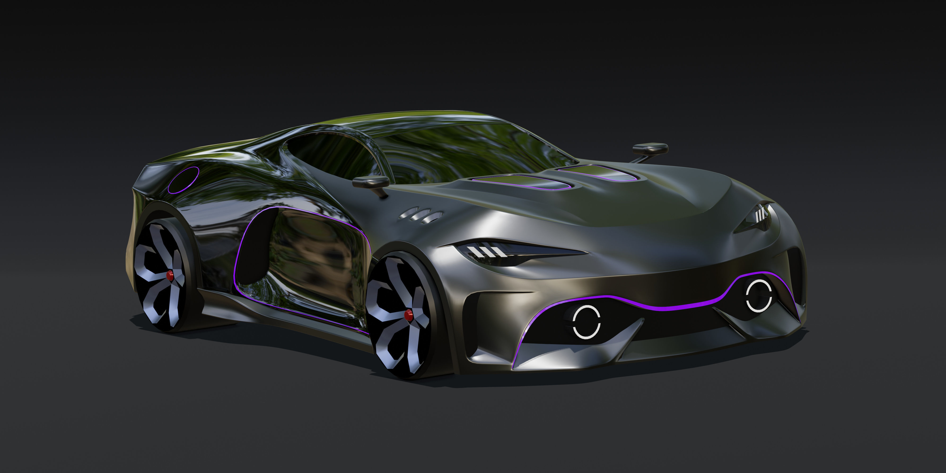 Concept Car 2022 3D model_2