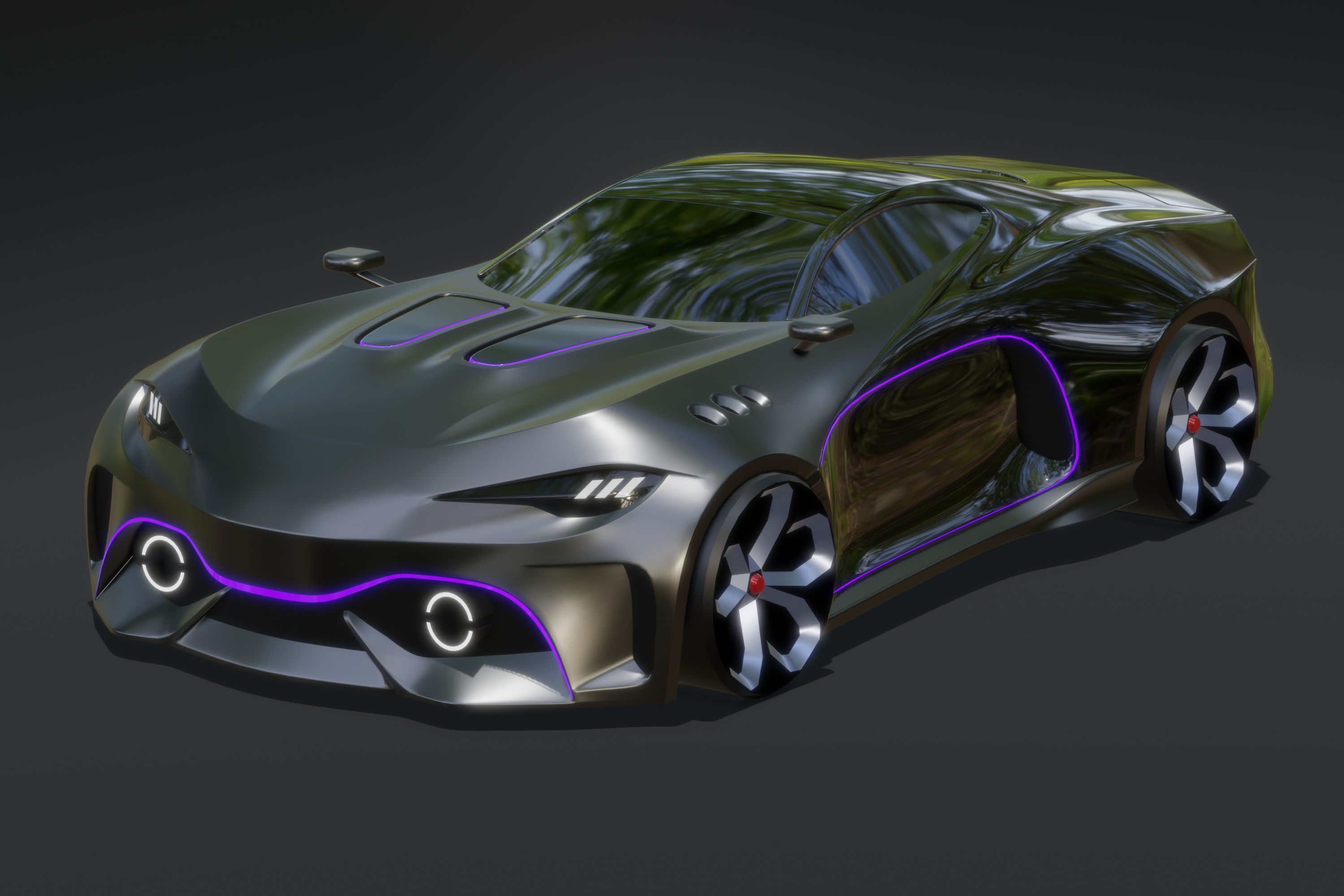 Concept Car 2022 3D model_4