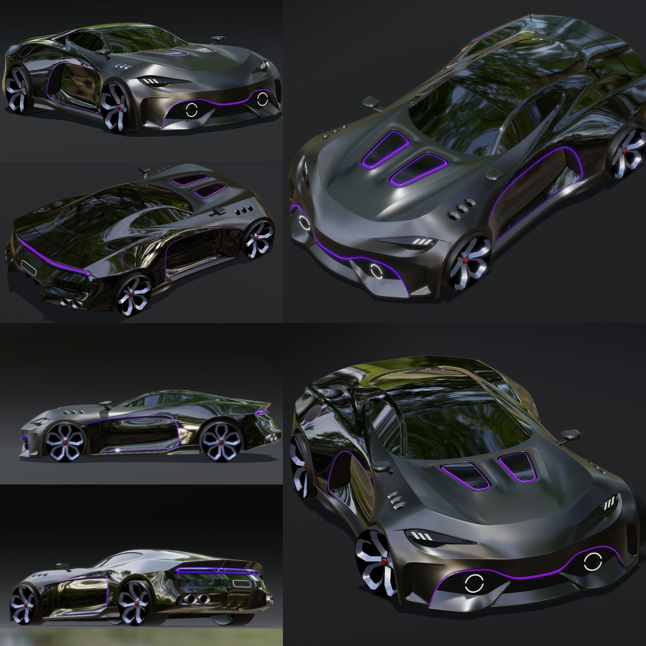 Concept Car 2022 3D model_1