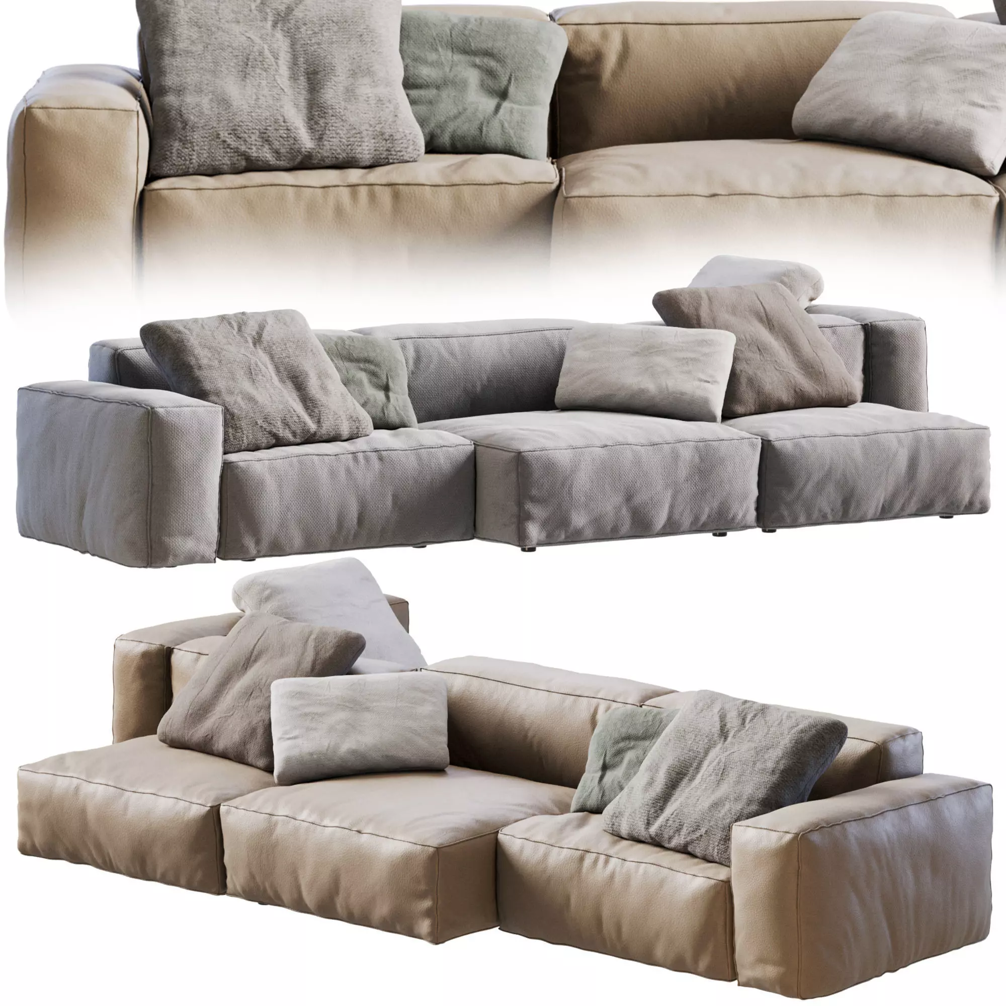 Sofa Reef 3D model_0