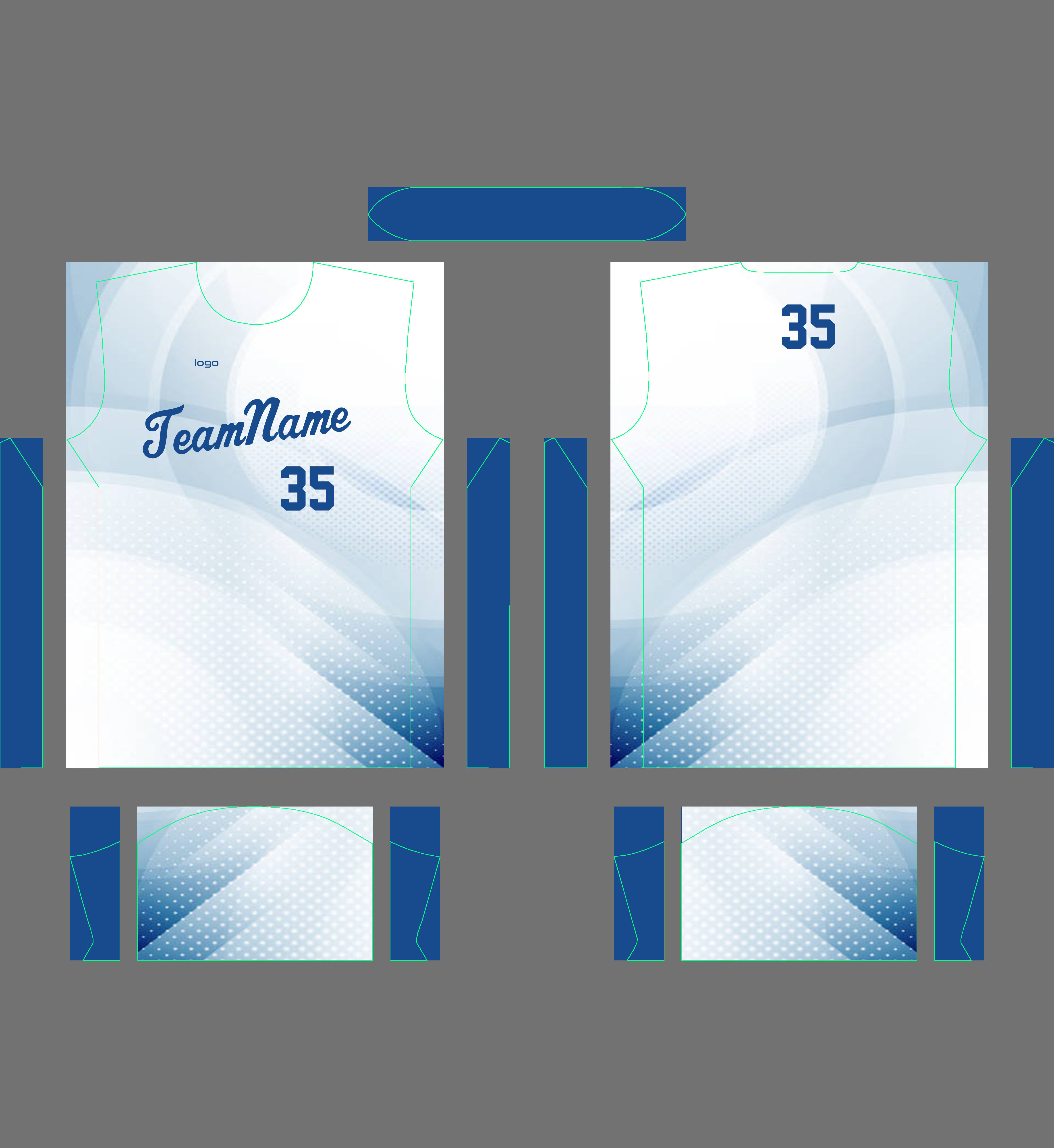 BASEBALL BATTING JACKET 3D model_6