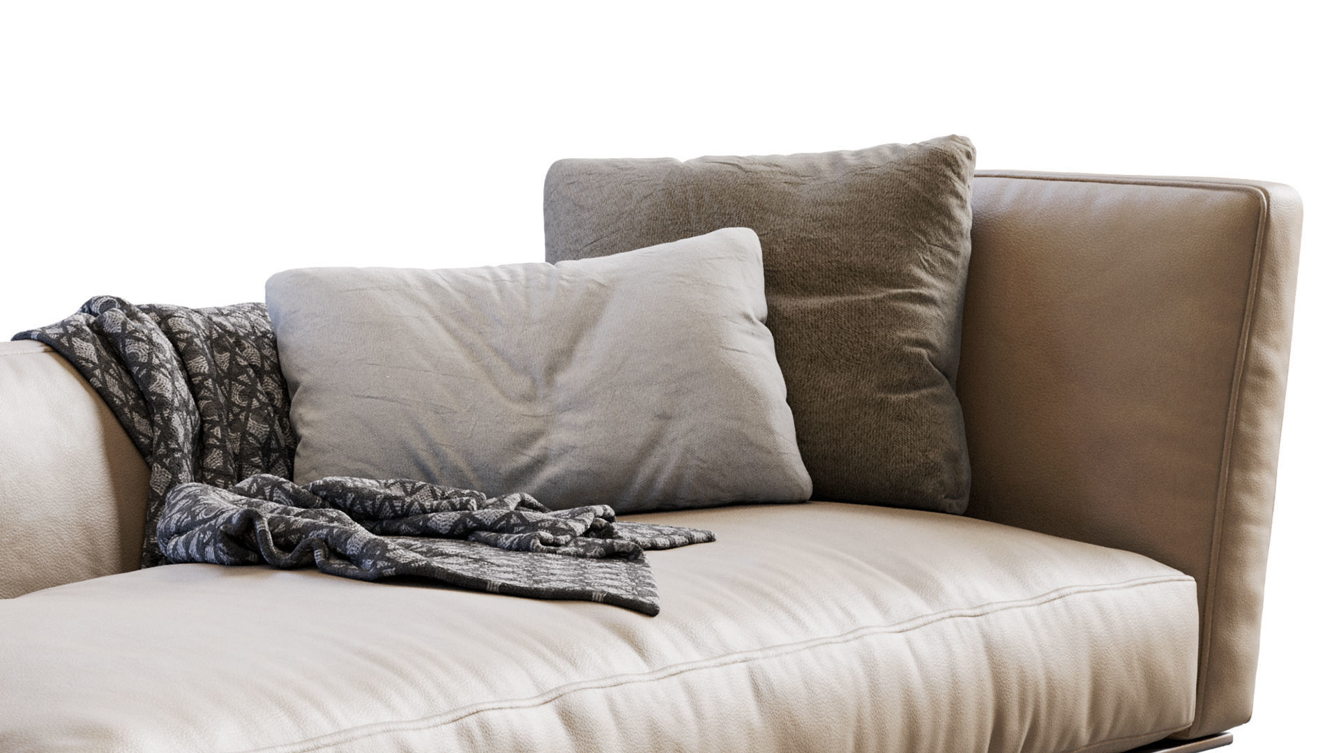 Flexform CHAISE LONGUE EVERGREEN 3D model_9